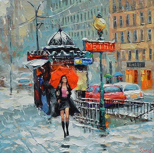Red umbrella