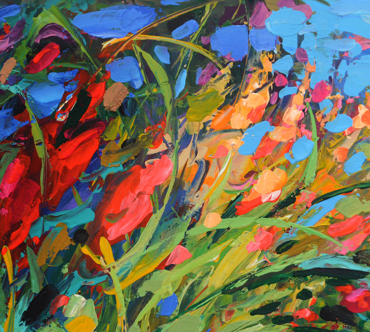 The smell of herbs at sunset