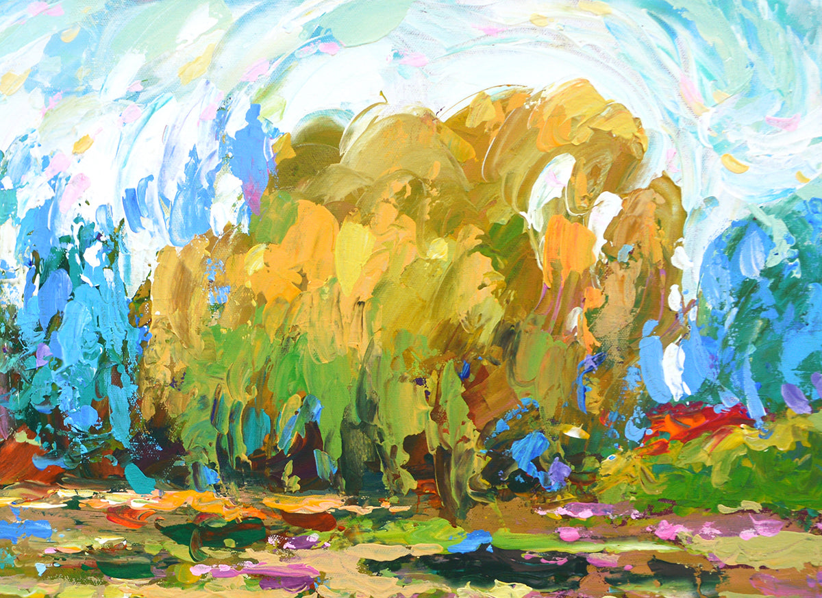 The smell of herbs at sunset