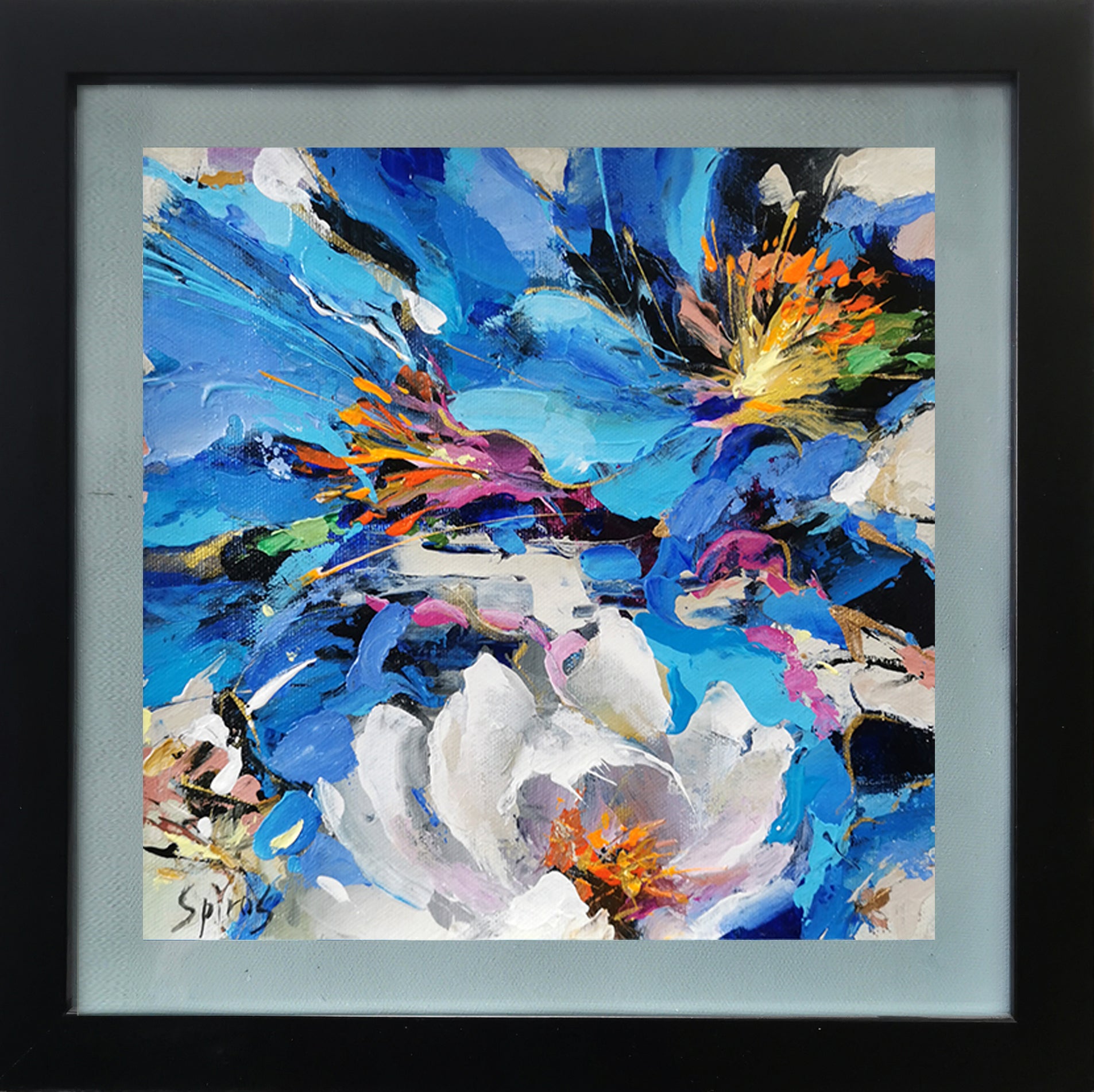 Abstract flowers small format by Dmitry Spiros