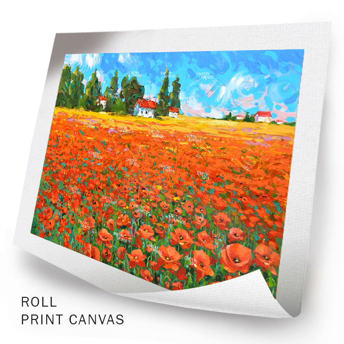 Danza azul Flores abstractas