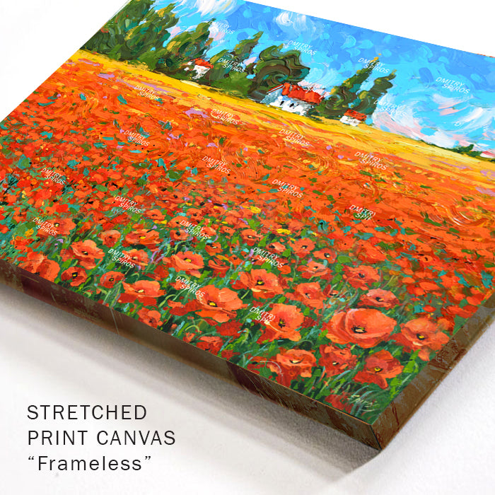 Danza azul Flores abstractas