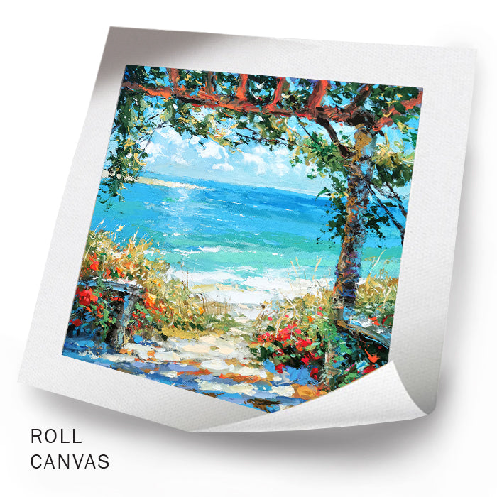 Seascape painting "En la playa" painted dmitry spiros