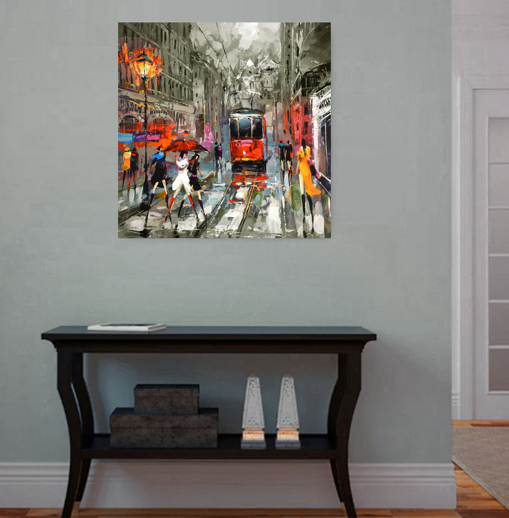 Llueve desde la mañana