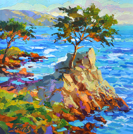 california cypresses painting with a twist