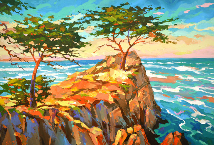 california cypresses paintings