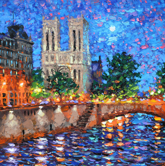 paris painting by artist Dmitry Spiros