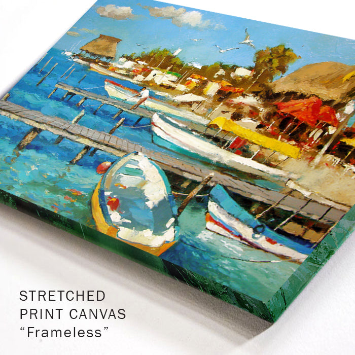 Barcos de pesca. Isla Mujeres