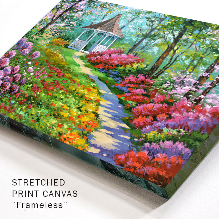 flower garden painting painted by dmitry spiros