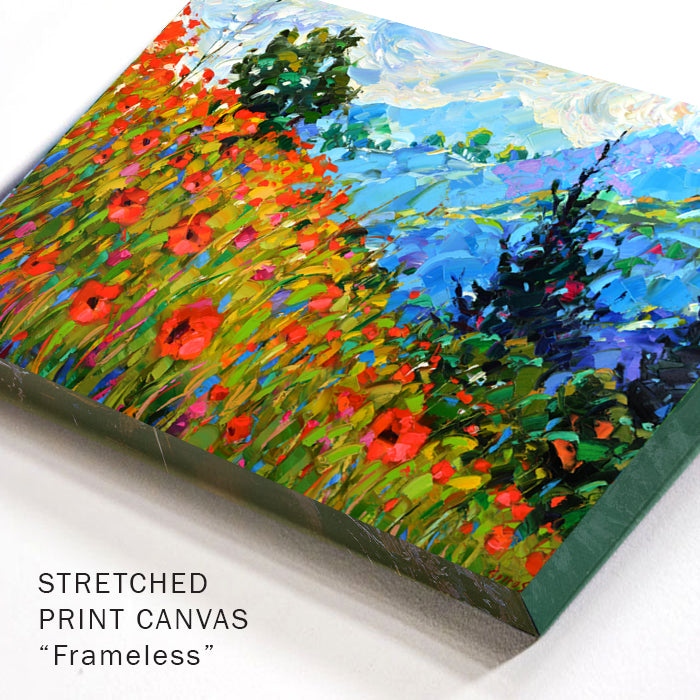 Flores silvestres en la ladera