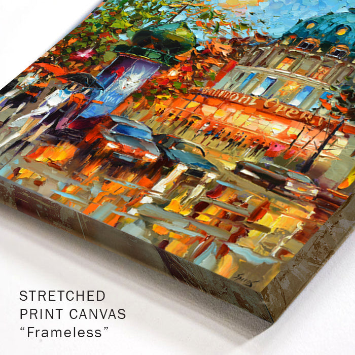 Paris Summer evening Boulevard