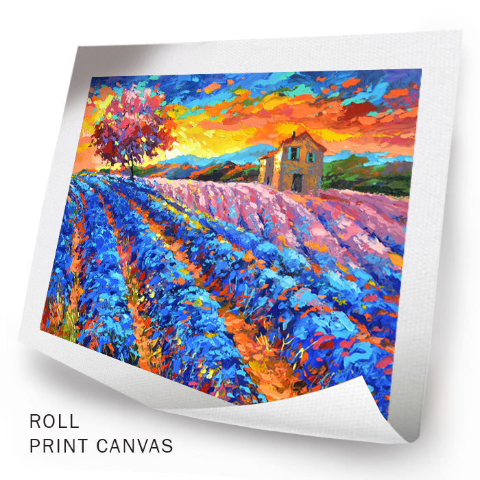 Atardecer en Provenza