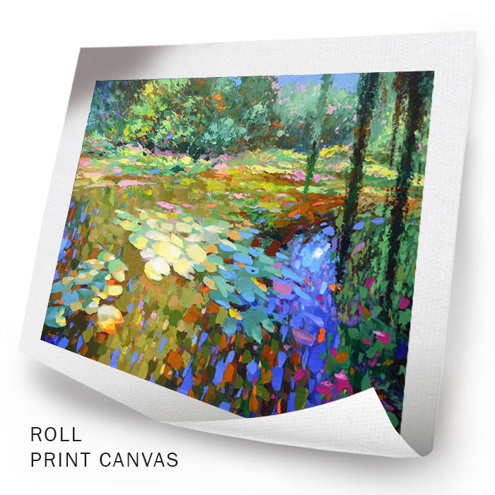 Pond Monet with water lilies by artist Dmitry Spiros