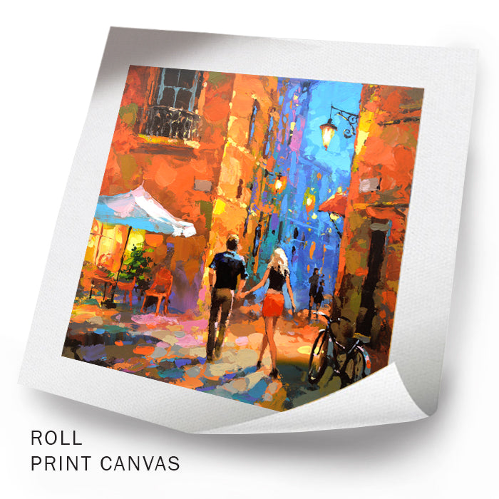 Caminando por las calles de noche