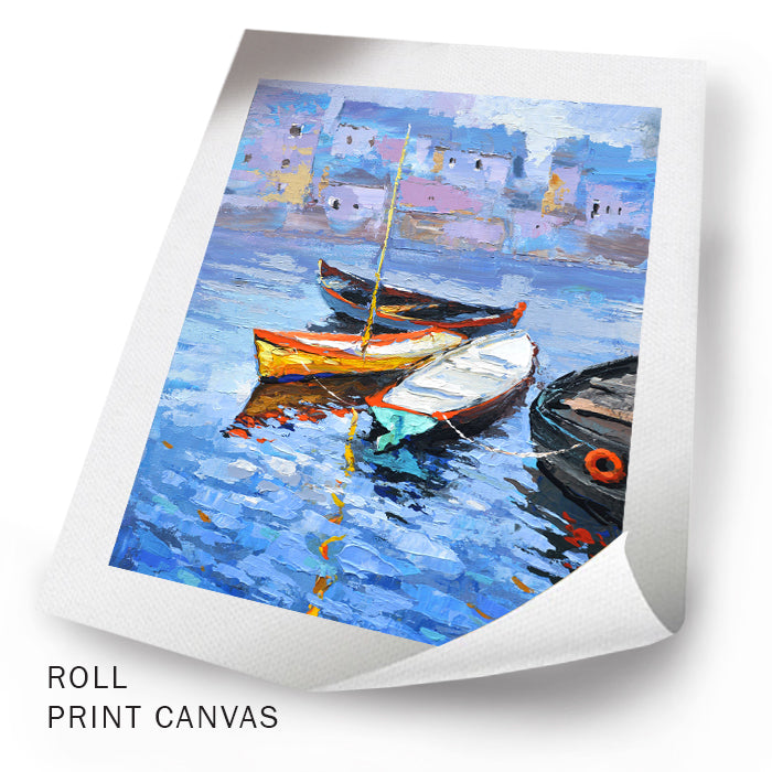 Boats Oil Paintings by Dmitry Spiros