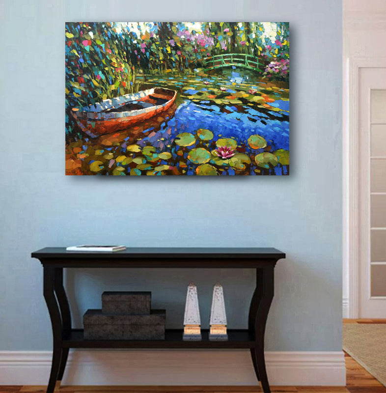 El susurro del lago del bosque