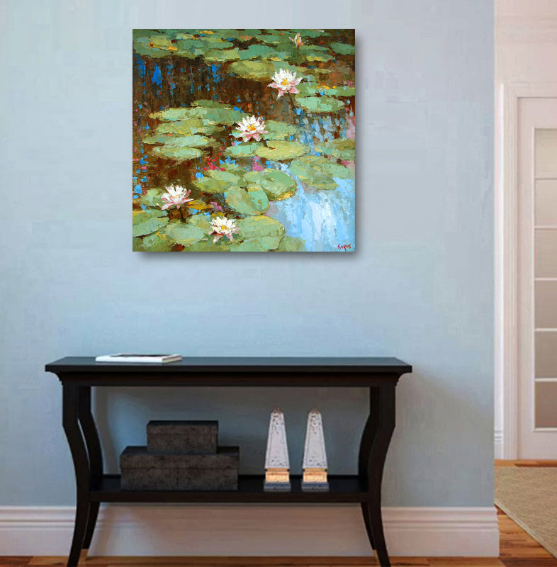 Water lily pond