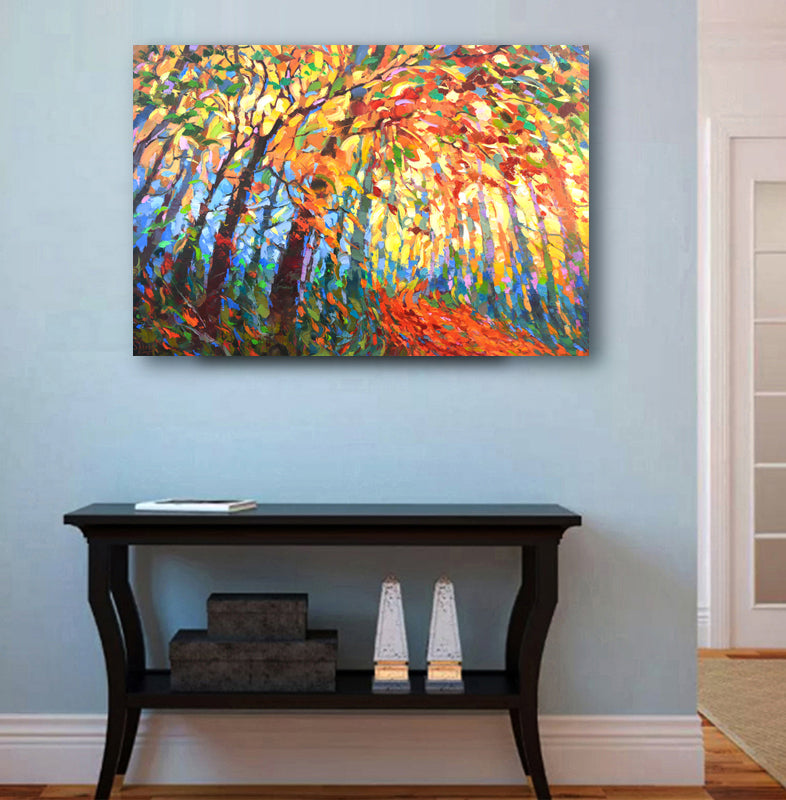 abstract painting "Autumn lace" painted by dmitry spiros