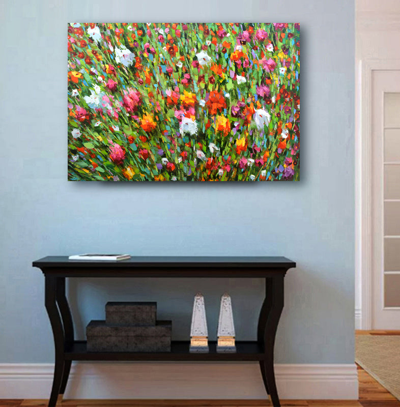 Hills of wild flowers