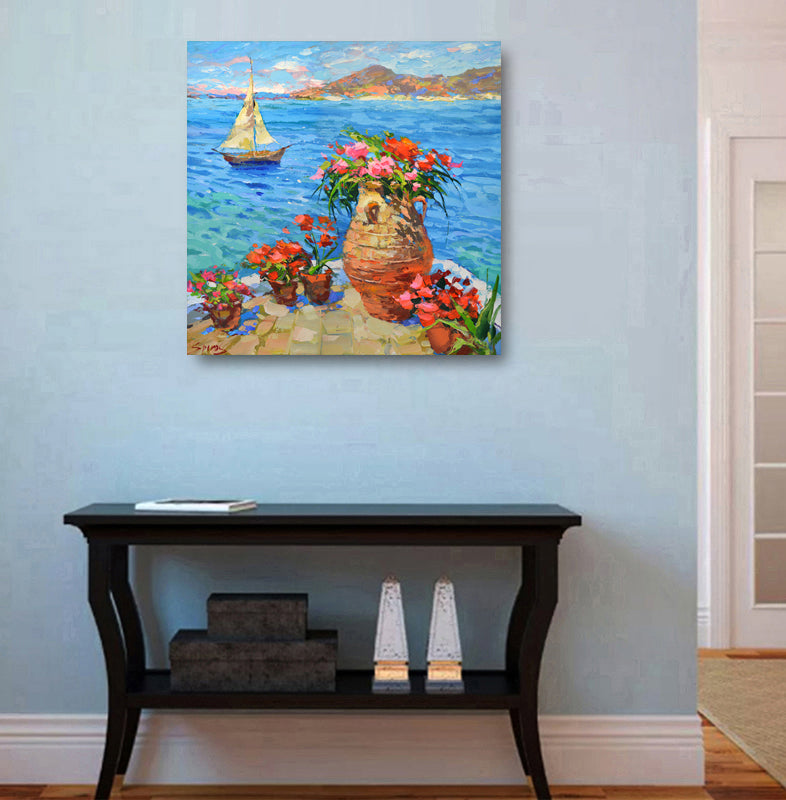 En el puerto turquesa