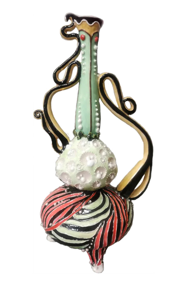 Drunk Vase — Original Handmade Ceramic Sculpture (2023)