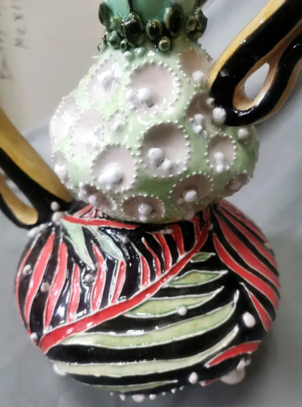Drunk Vase — Original Handmade Ceramic Sculpture (2023)