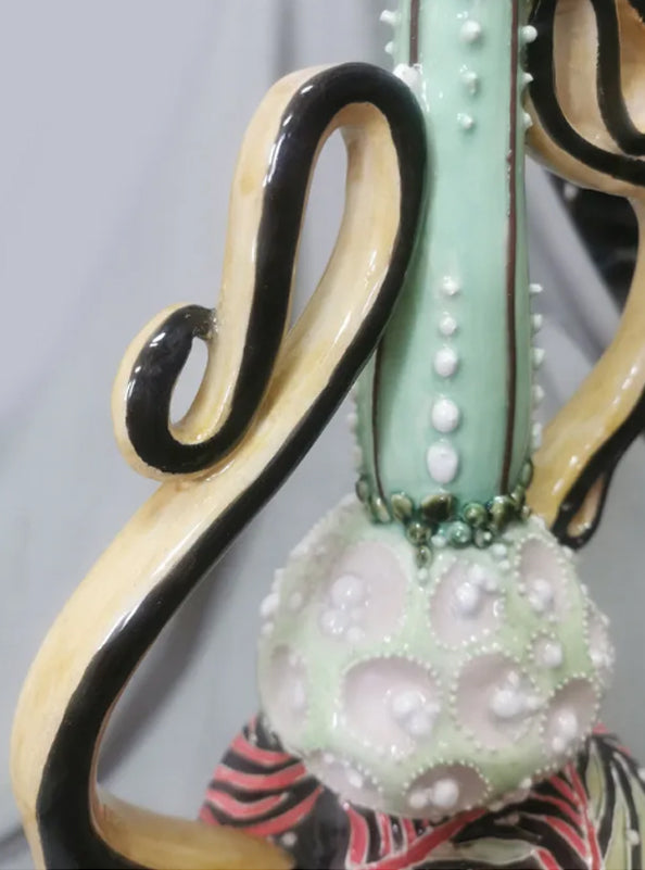 Drunk Vase — Original Handmade Ceramic Sculpture (2023)
