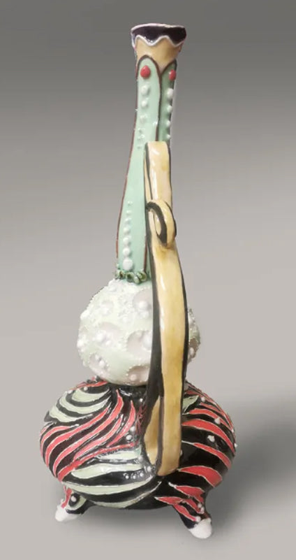 Drunk Vase — Original Handmade Ceramic Sculpture (2023)