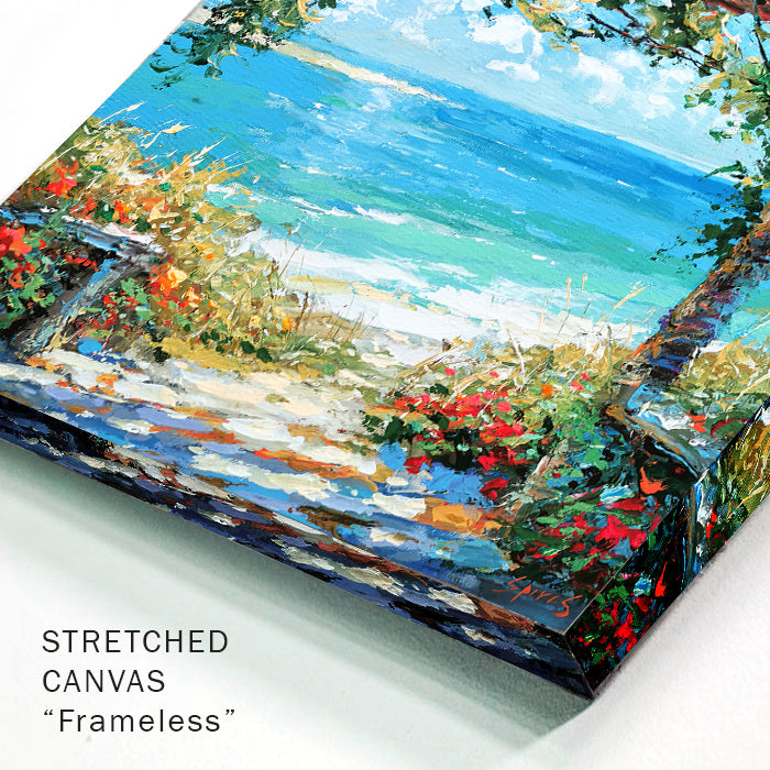 Original beach and coastal painting by Dmitry Spiros – En la Playa