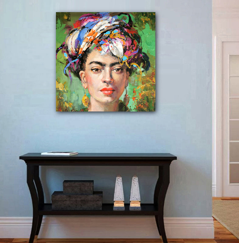 Frida Kahlo painting by Dmitry Spiros