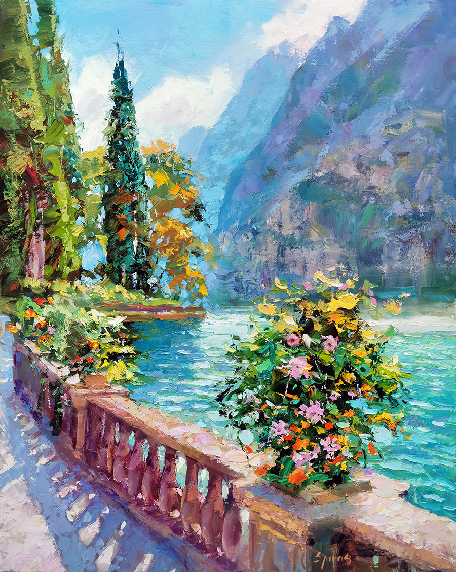 Original Oil Painting Landscape I Dmityry Spiros Gallery – Dmitry