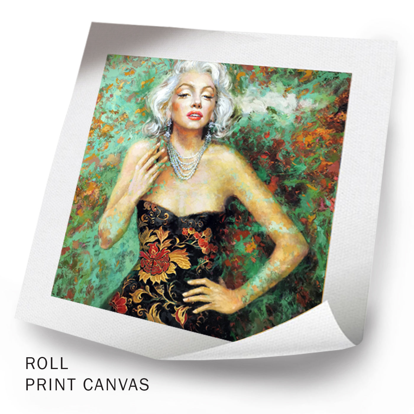 Marilyn Monroe painting on canvas