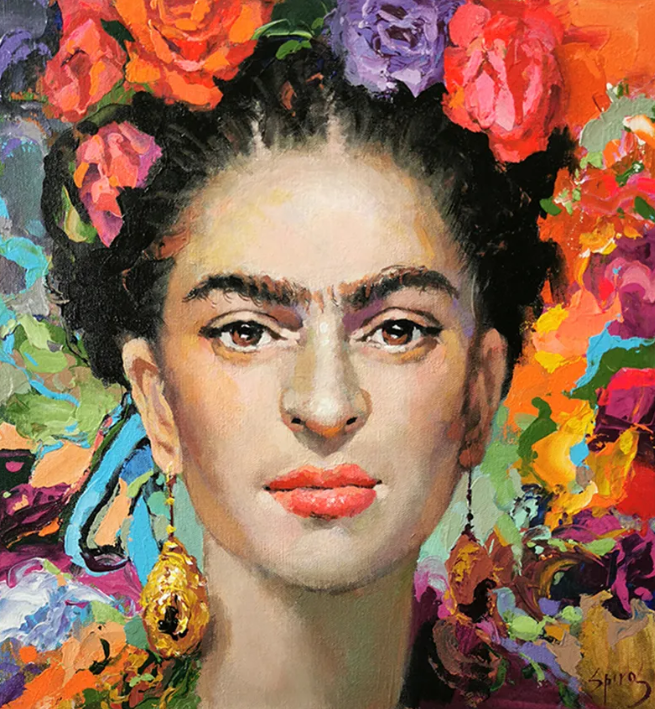 Khalo – Original Ornamental expressionism Painting on Canvas
