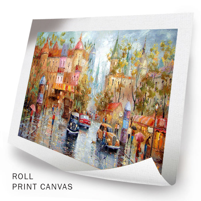 Rainy Day – Atmospheric City Rain Painting | Dmitry Spiros