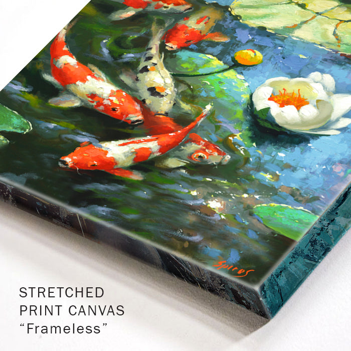 Water Lily Sunny Pond - Landscape by Dmitry Spiros