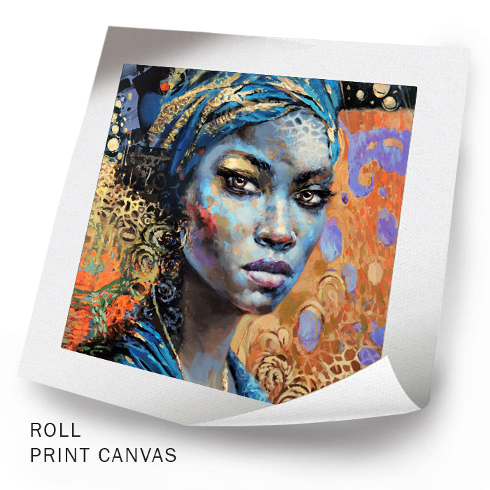print female face painting by dmitry spiros