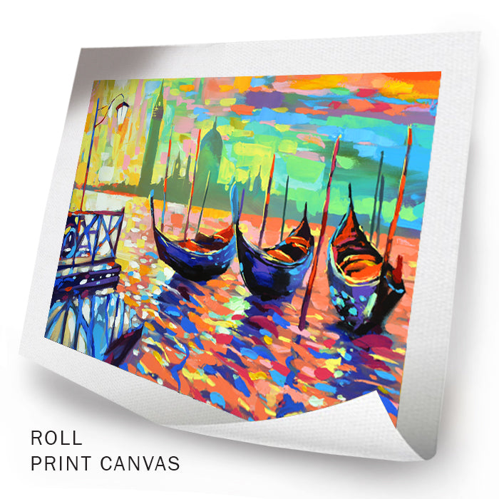Venice evening Landscape Painting on Canvas