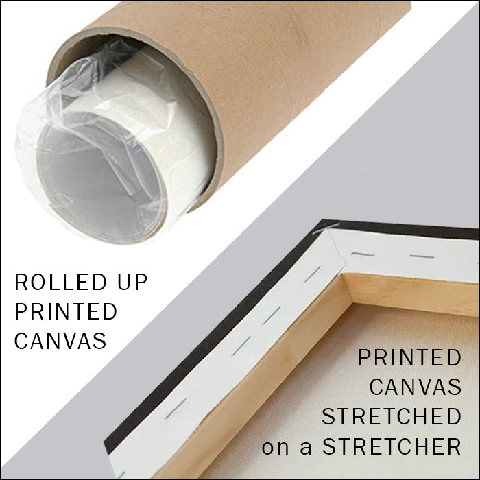 Rolled canvas contemporary female portrait painting