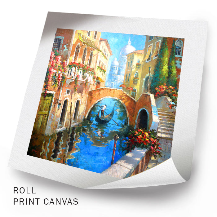 Venice Landscape Painting on Canvas