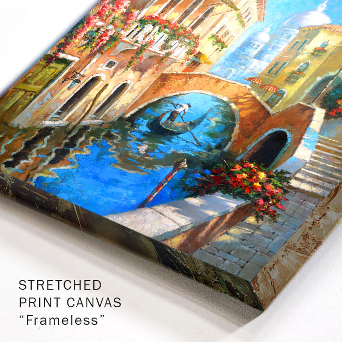 Venice Landscape Painting on Canvas