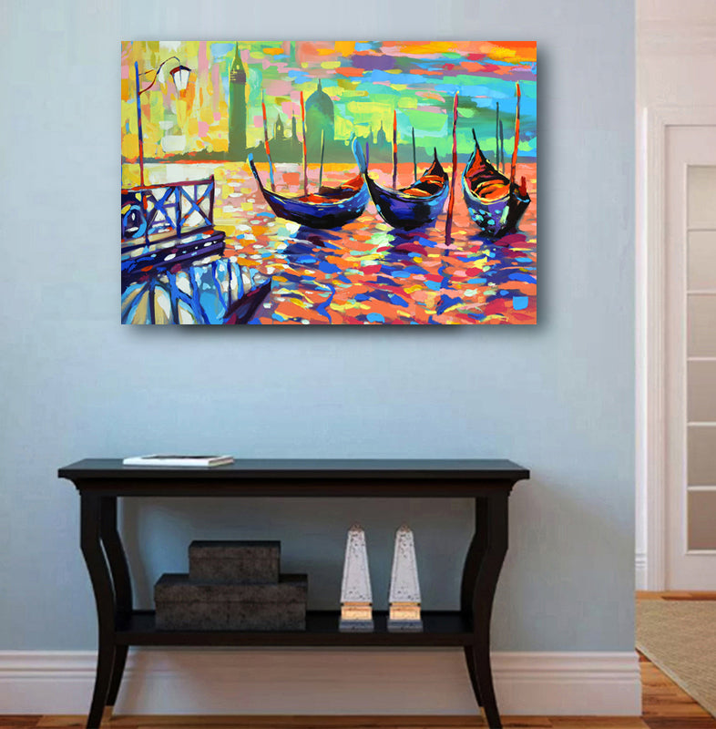 Venice evening Landscape Painting on Canvas