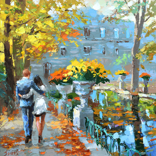 luxembourg gardens paris painting